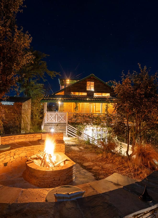 Stone bonfire for Ivy Suite